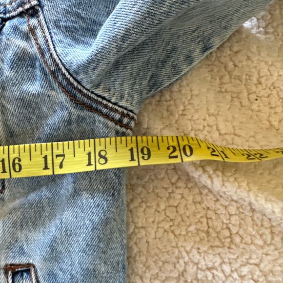 SPECIAL A Womens Jean Jacket Small Acid Wash Denim Biker Bohemian Casual - Picture 13 of 16